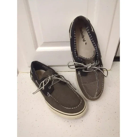 Timberland | Shoes | Timberland Mens Oxford Gray Boat Shoes  display picture 1